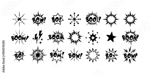 Fotografía A collection of intricate and stylized snowflake designs showcasing unique patte