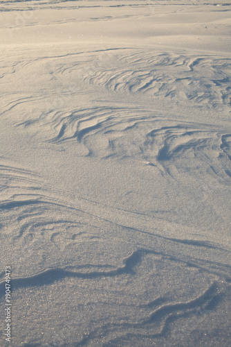 snow on the field