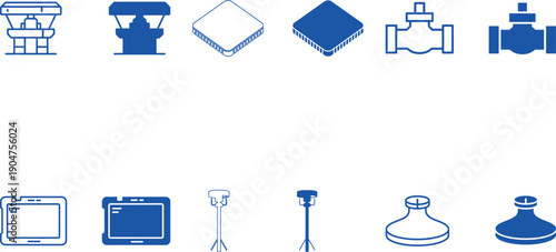 Industrial Equipment Icons