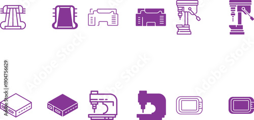 Industrial Equipment Icons