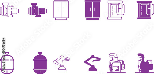 Industrial Equipment Icons