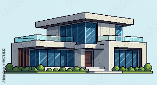 Modern Luxury House Exterior Design.