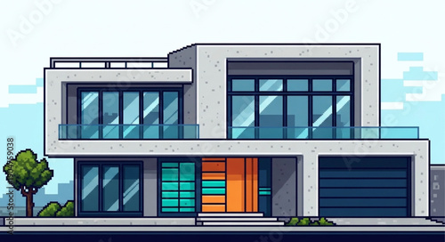 Modern Luxury House Exterior Design.