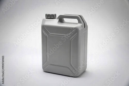 a sleek white modern plastic jerrycan