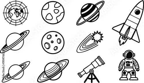 Embark on an intergalactic journey with this stunning visual representation of space exploration