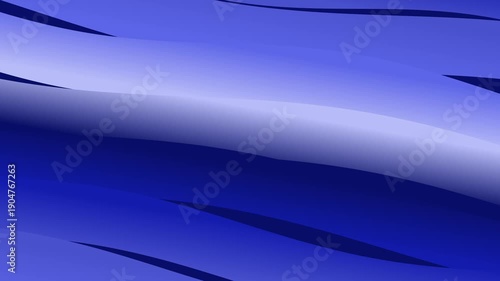 Dark blue symmetric fluid waves motion