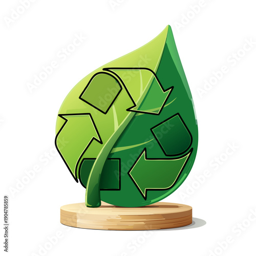 Eco-Friendly Recycling Symbol