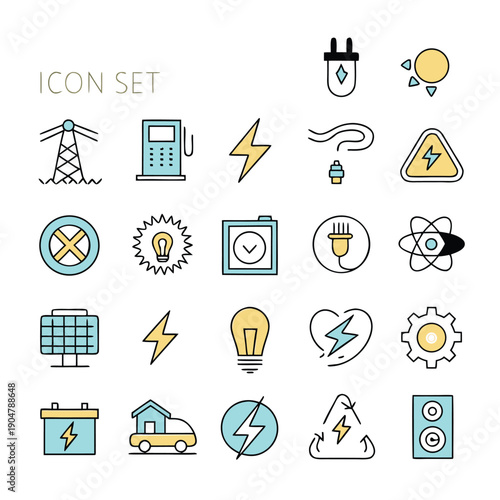 Minimalist graphic icon representing a vector file with text on a white background