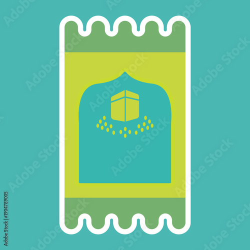 Muslim Tools for Salat Icon Illustraion