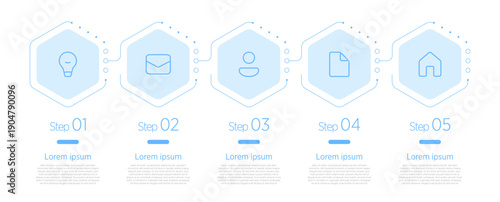 A 5-flow infographic depicts a sequence or process through five linked stages, commonly shown as arrows, circles, or timelines to enhance clarity in reports and presentations.