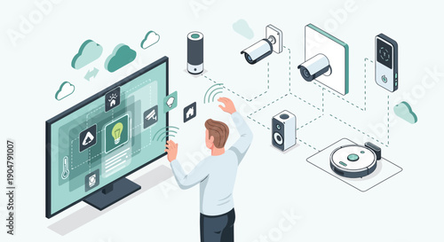 Smart Home Automation System with Centralized Control Interface.