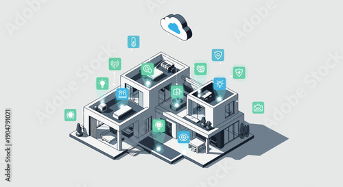 Smart Home Automation System with Cloud Connectivity and IoT Devices 2.