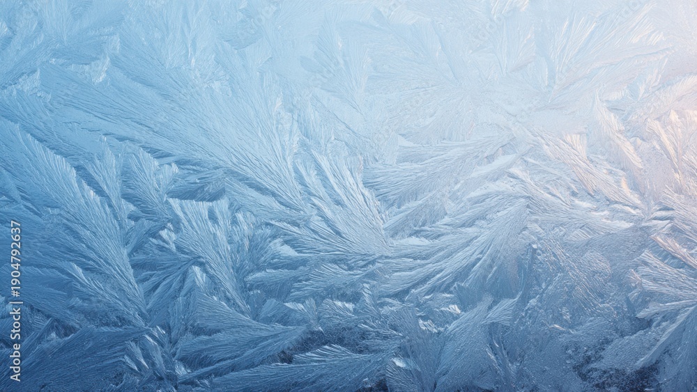 Obraz premium Frozen Window Pattern