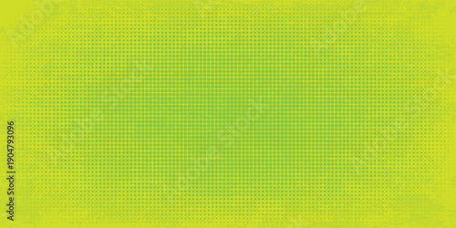 Dots halftone green color pattern gradient texture with technology digital background. Dots pop art comics with nature graphic design