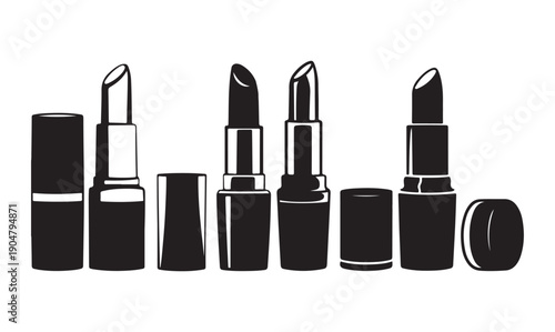 Lipstick Makeup Icon Vector Cosmetic Beauty Symbol