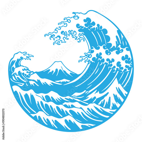 Blue Wave Circle