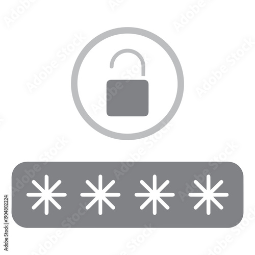 Unlocked Password Input