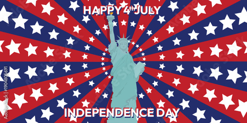 Happy independence day america background. 4th of july independence of the united states of america