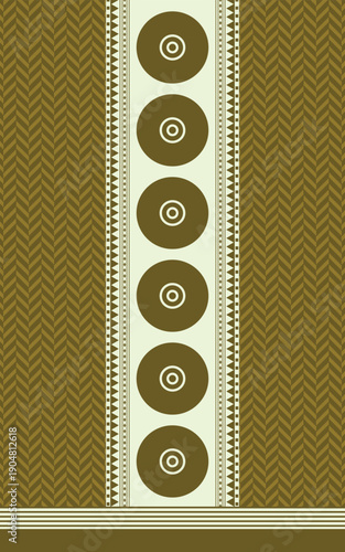 digital pakistani suit pattern with mughal texture and mughal flower pattern