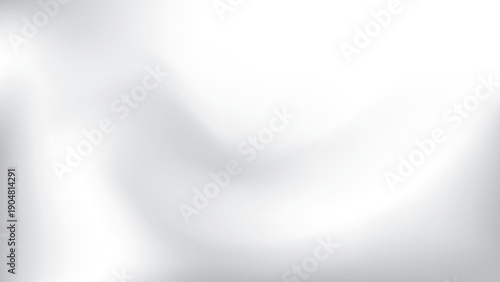 Abstract white and gray gradient background. Vector illustration.	