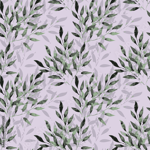 Classic Popular Flower Seamless pattern background - For easy making seamless pattern use it for filling any contours