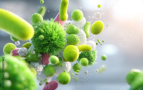 Wallpaper Mural Visualization of Airborne Contaminants Present in Child's Playroom Environment Torontodigital.ca