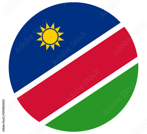 Free Download button Namibia flag icon vector illustration sign - GFXLoad