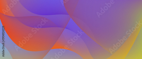 Abstract background with colorful gradients suitable for web designs, presentations, digital art, and artistic projects merging colors harmoniously.
