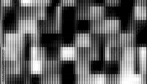 Black and white abstract smooth transition of geometric pattern with halftone effect for modern background and jersey design. Easily resized and recoloured at your discretion. Vector Format. EPS10 
