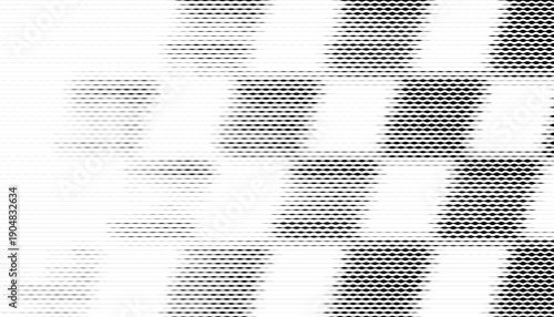 Modern Checkerboard Grid Design Element. Geometric Halftone Pattern for Minimalist UI & Print. Editable graphic resource. Vector Format Illustration EPS10