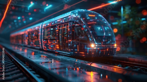 Clean Transportation Technology Concept Copy Space