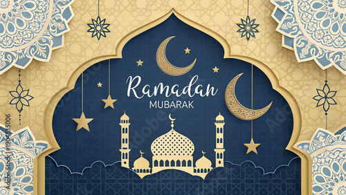 islamic calligraphy of ramadan mubarak. ramdan mubarak digital card. ramdan 2026. ramzan 2026. ramadan 1447