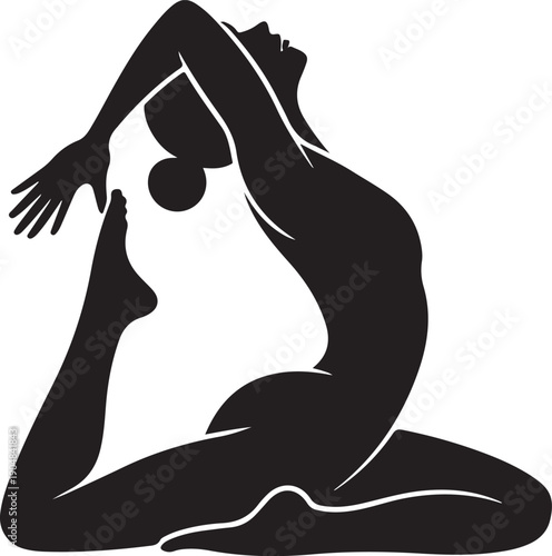 Elegant Yoga Pose for Wellbeing