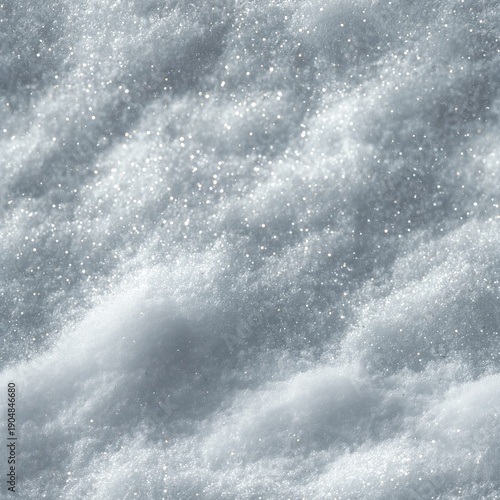 Snow sparkle seamless winter background
