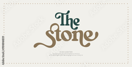 Elegant alphabet letters font and number. Classic Lettering Minimal Fashion Designs. Typography modern serif fonts regular decorative vintage concept. vector illustration 
