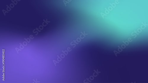 Dark abstract gradient background with smooth blurry color transitions in deep purple blue and teal tones, modern soft focus backdrop for digital design, UI, branding and wallpapers