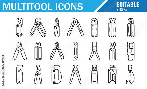 Simple Multipurpose Tool Vector Graphics.