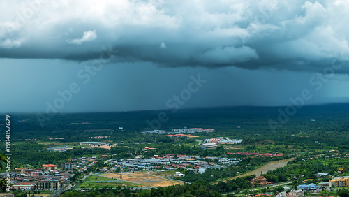 Obraz na płótnie Monsoon season in the tropics