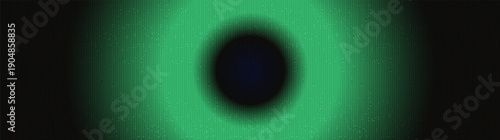Panorama Green blackhole on Technology Background,universe and Motion concept design,vector.