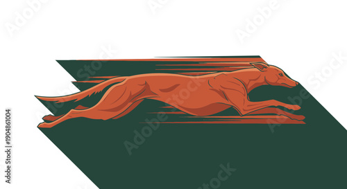 Cheetah running fast icon