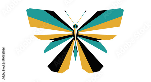 Colorful Butterfly Graphic Design Element