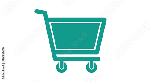 Green Shopping Cart Icon