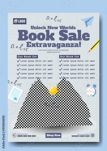 Mega Book Sale – Up to 70% Off.
Grand Book Fair.
Back to School Book Sale.
Limited Time Book Discount Offer.
Annual Book Festival Sale.
Online & In-Store Book Sale.
Exclusive Book Collection Sale.