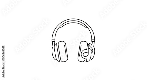 3d render of a metal font number 0 sign symbol made of many spheres on a white background featuring a sleek technology headset icon and audio equipment design for a music dj logo