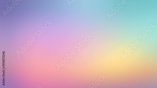 Soft Pastel Gradient Background - Abstract Colorful Blur