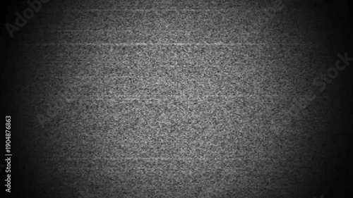 Analog tv noise background for signal loss and broadcast error. Television static texture for glitch interference and screen distortion. Old vhs style noise overlay for retro video effect