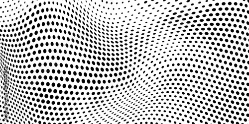 Abstract halftone star dotted round patter. eps 10.