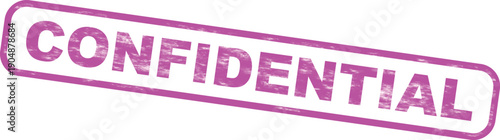 Purple confidential stamp grunge distressed