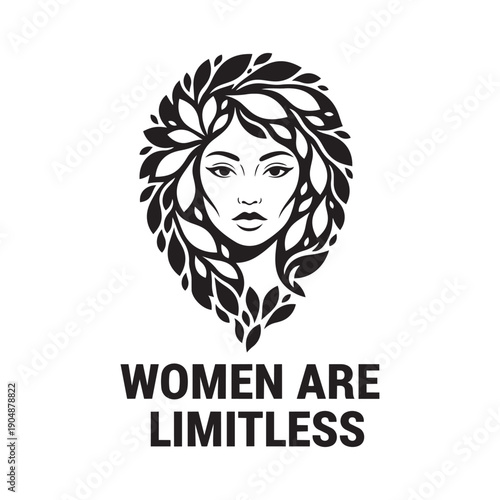 Women Are Limitless Empowerment Typography