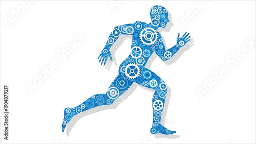 Corsa e Competizione Sportiva con Ingranaggi, Concetto di Velocità e Performance